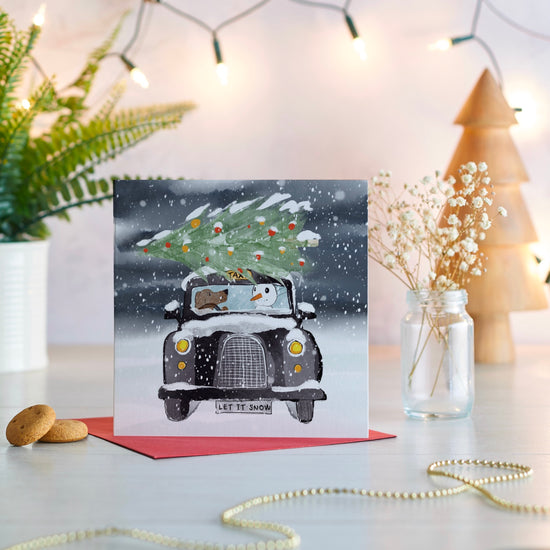 London Taxi Christmas Card | Pre Order